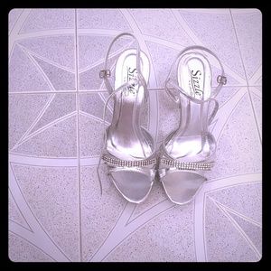 Silver Platform Heels
